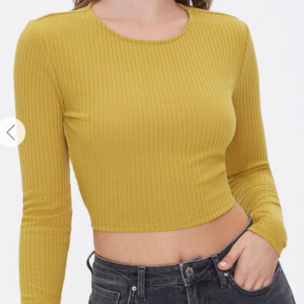 Ribbed Open Back Top💚 - Picture 2 of 7